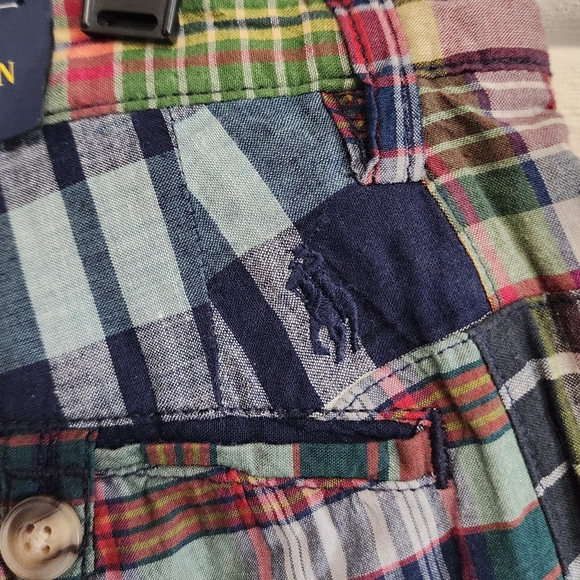 POLO Ralph Lauren Classic Fit 9" Shorts Men's Size 32W Checkered Plaid NWT - Picture 8 of 10